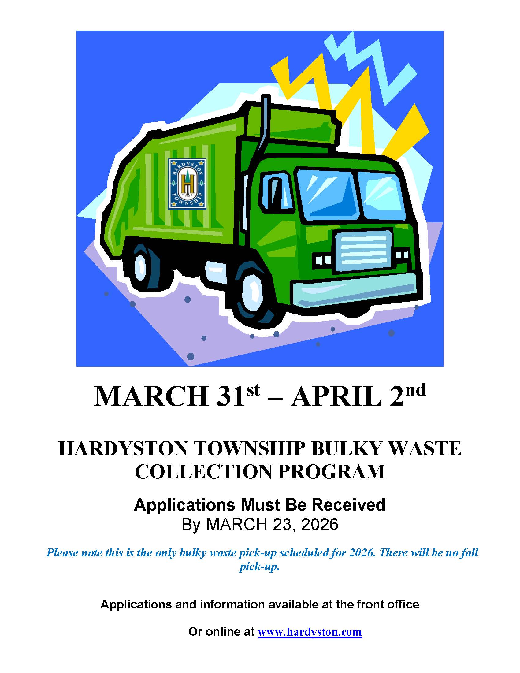 BULK PICK UP FLIER 2026